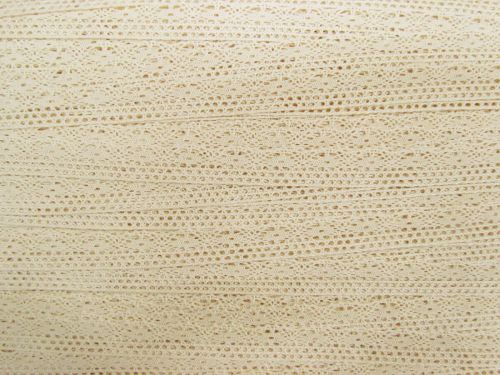 14mm Dainty Spots Cotton Lace Trim- Natural #T116