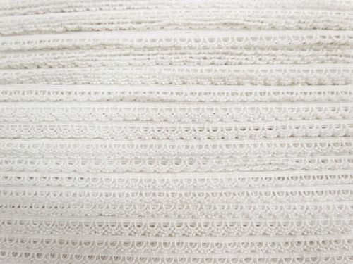 8mm Rising Sun Lace Trim- Ivory #T120