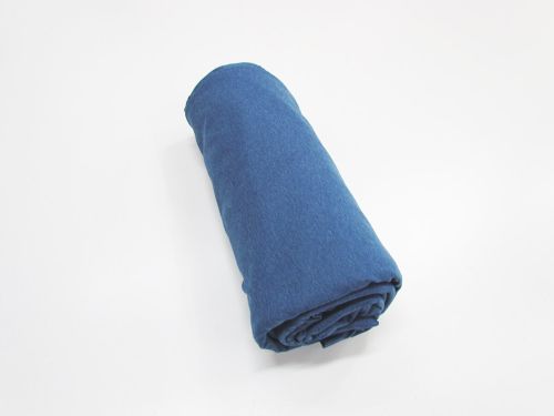 1m Mini Roll Remnant- Marle Look Sports Knit- Rain Blue