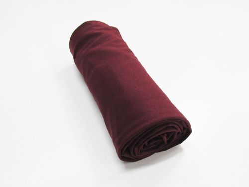 1m Mini Roll Remnant- Marle Look Sports Knit- Rich Burgundy
