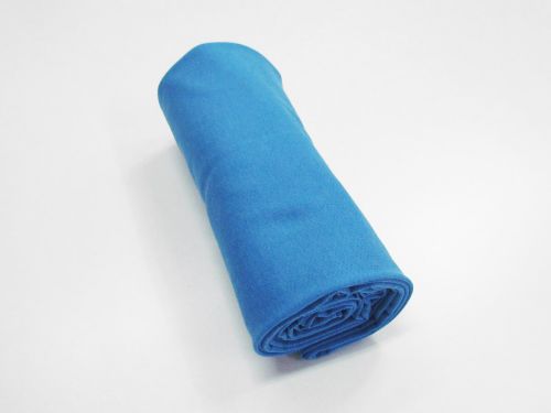 1m Mini Roll Remnant- Micro Active Knit- Marle Aqua