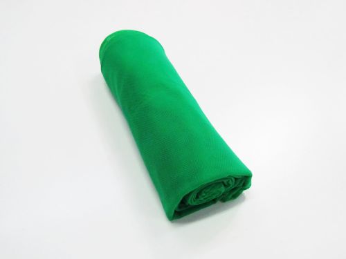 1m Mini Roll Remnant- 2way Stretch Mesh- Python Green