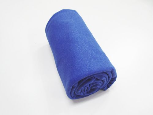 1m Mini Roll Remnant- Zen Active Spandex- Royal Blue Marle