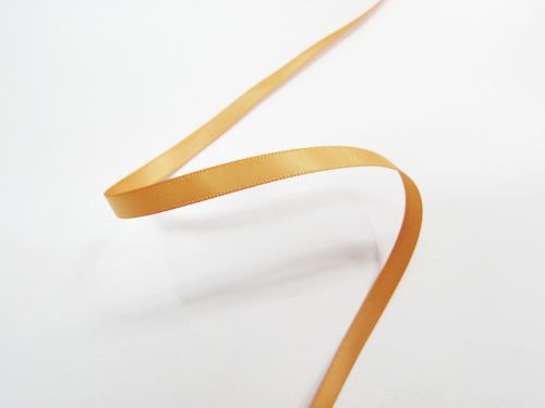 6mm Double Faced Satin Ribbon- Gold #T216