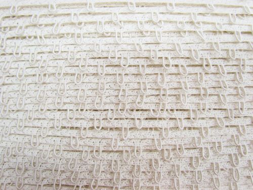 Elastic Button Loop Trim- Cream Ivory #T251