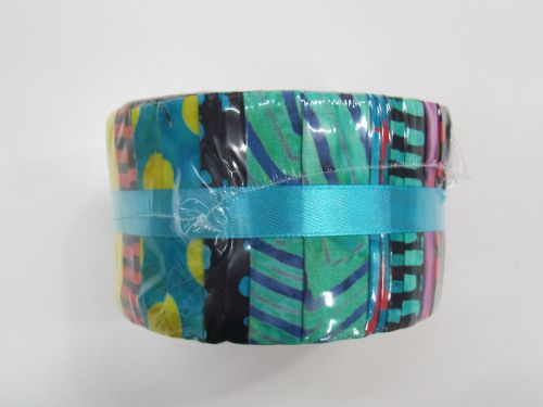 Batik- Colour Wheels Jelly Roll- Spots & Stripes