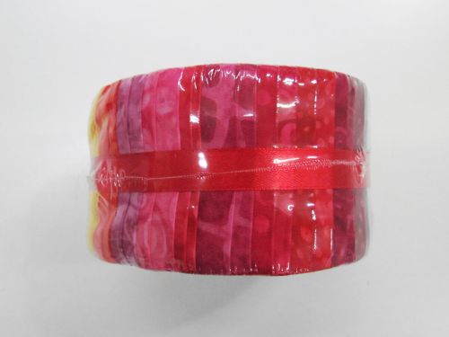 Batik- Colour Wheels Jelly Roll- Designers Palette- Col. A