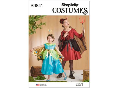 Simplicity Pattern S9841 Child / Girl Costume- Size HH (3-4-5-6)