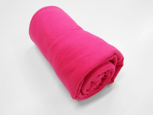 1m Mini Roll Remnant- Cotton Spandex- Pink Punch