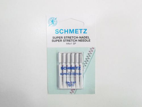 Schmetz Super Stretch And Overlocker Needles- HAx1 SP- 75/11- Pack of 5