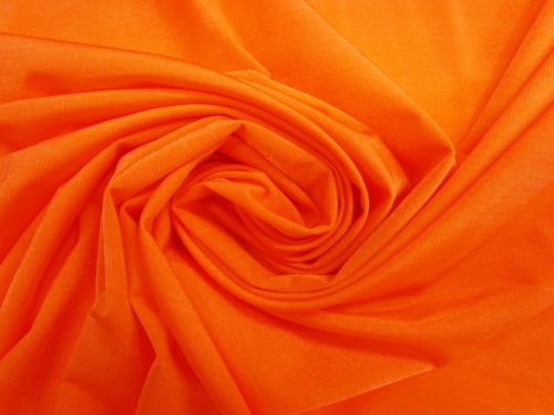 *Seconds* Lightweight Shiny Spandex- Orange Marle #10320