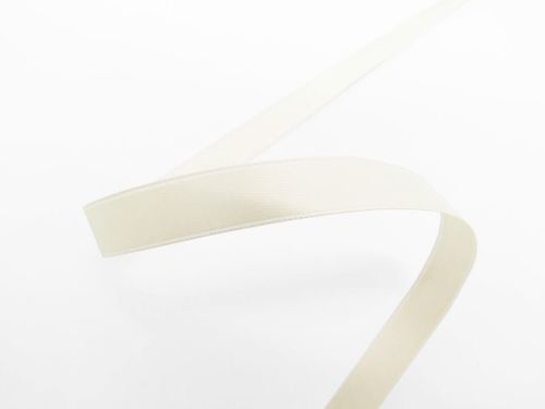 10mm Double Faced Satin Ribbon- Soft Cream #T371