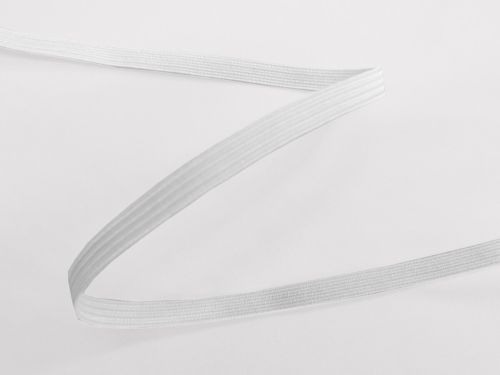 6mm Elastic- White #T391