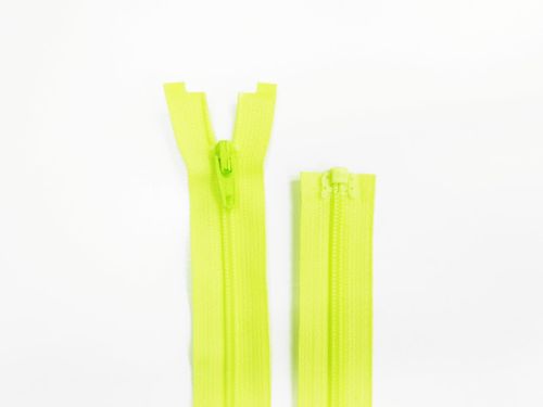 30cm YKK Open End No. 3 Zip- Neon Green #TRW157