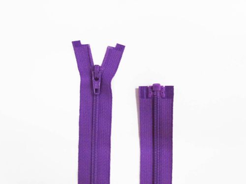 70cm YKK Open End No.3 Zip- Petunia Purple #TRW168