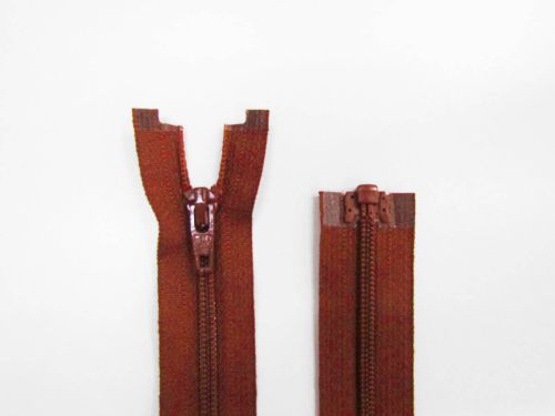 30cm YKK Open End No. 3 Zip- Reddish Brown #TRW186