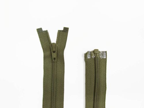 70cm YKK Open End No.3 Zip- Olive Green #TRW189