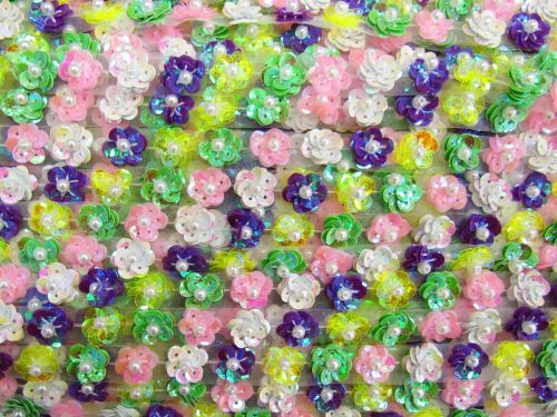 12mm Bejewelled Gardens Sequin Trim #T436