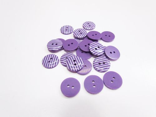 15mm Button- FB635 Purple