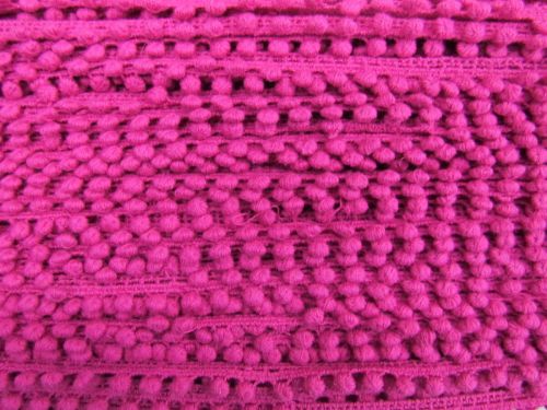 12mm Mini Pom Pom Trim- Magenta #T469