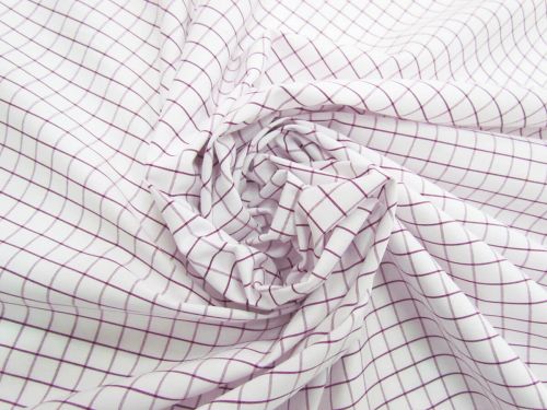 30m Roll of Monday Morning Check Cotton Shirting #6534