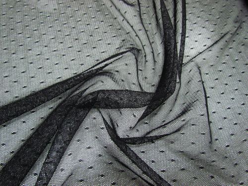 20m Roll of Sweet Spot Soft Mesh- Black