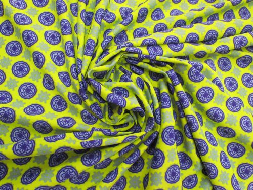 20m Roll of Vibrant Vacation Lightweight Spandex #4896