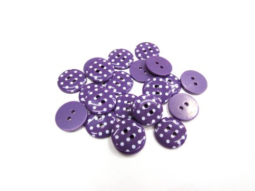 15mm Button- FB645 Purple