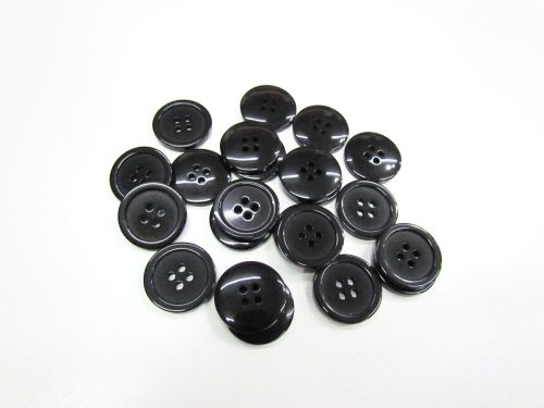 20mm Button- FB650 Black