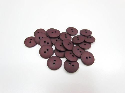 17mm Button- FB653 Burgundy