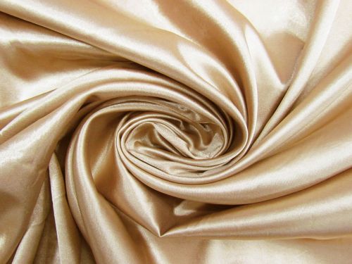 Stretch Satin- Golden Beige #11641