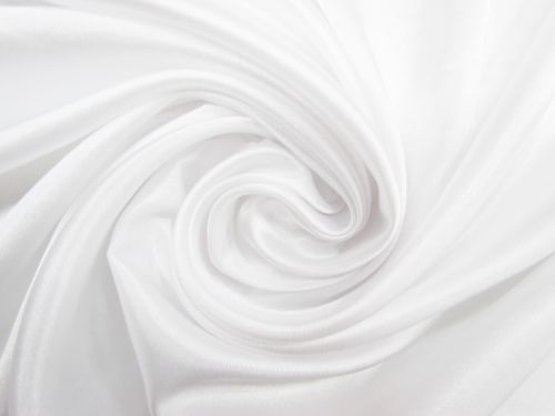 Stretch Satin- Snowy White #11643