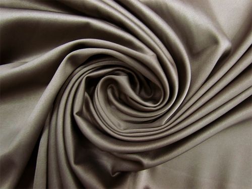 Stretch Satin- Thunder Grey #11644