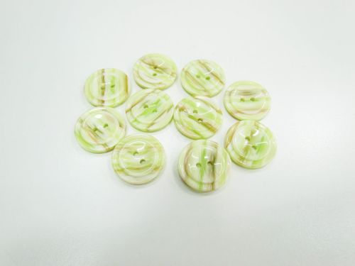 23mm Button- FB664 Lime Green