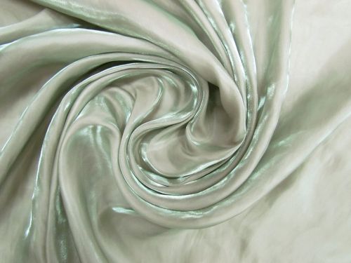 Liquid Glass Shimmer Chiffon- Mint Glow #11860