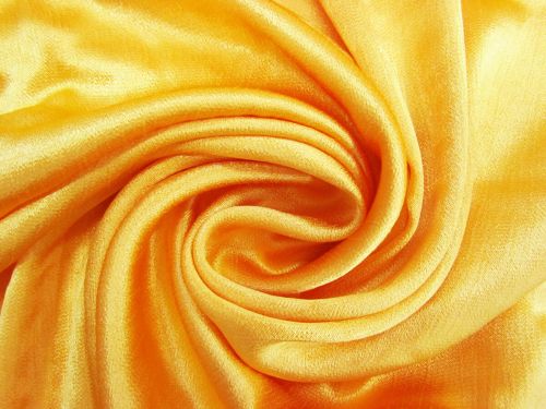 Textured Viscose Satin- Marigold #11889