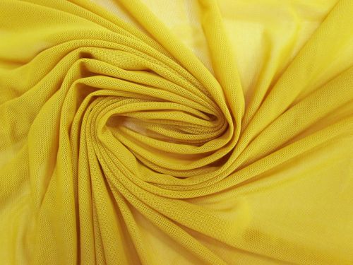2 Way Stretch Mesh- Mustard Yellow #11923