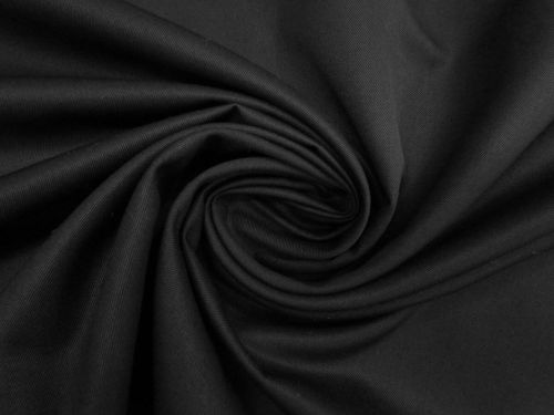 Viscose Blend Twill Suiting- Amelie Black #12054