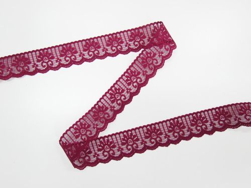 30mm Olivia Lace Trim- Plum #T582