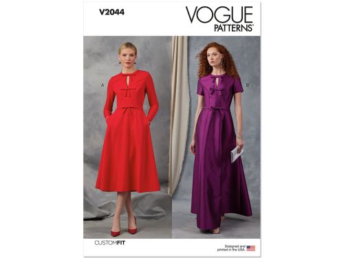Vogue Pattern V2044 MISSES DRESS- Size Y5 (18-20-22-24-26)