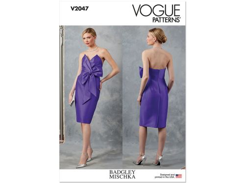 Vogue Pattern V2047 MISSES SPECIAL OCCASION- Size B5(8-10-12-14-16)