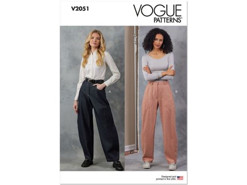Vogue Pattern V2051 MISSES SKIRT / PANTS- Size H5(6-8-10-12-14)