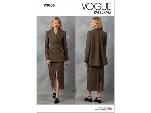 Vogue Pattern V2056 MISSES SPORTSWEAR- Size B5(8-10-12-14-16)