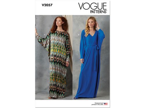 Vogue Pattern V2057 MISSES SLEEPWEAR- Size A (XS-S-M-L-XL-XXL)