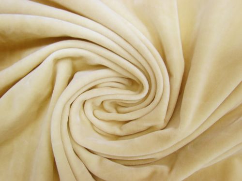 Stretch Cotton Velveteen- Cream #12209