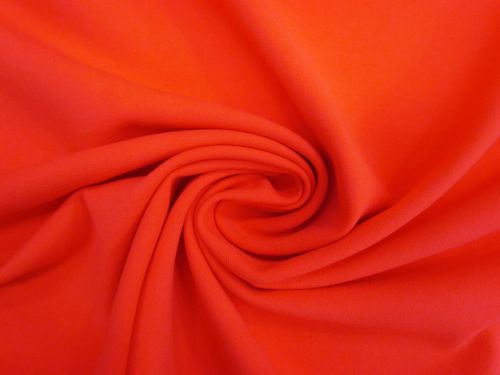 Cotton Ponte- Neon Red #12566