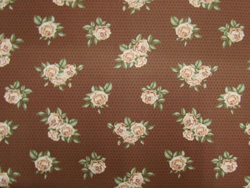 Devonstone Collection- Storybook- Roses- Brown- DV6019