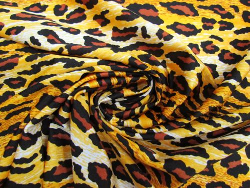 Golden Sands Cheetah Shiny Spandex #12345