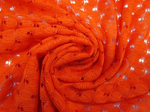 Serpentine Waves Knit- Orange #12407