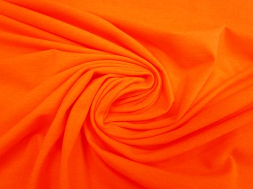 Cotton Blend Spandex- Neon Orange #12443